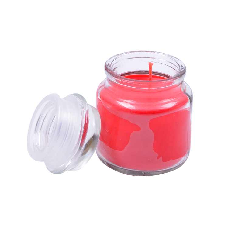 8.4cm Candle in glass jar