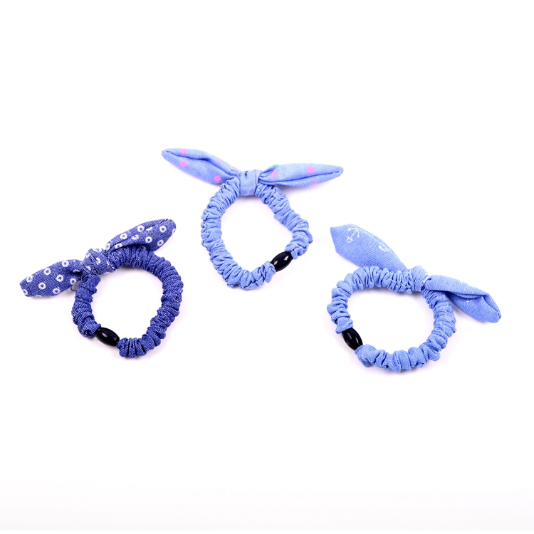 6cm Hair ties with bowknot